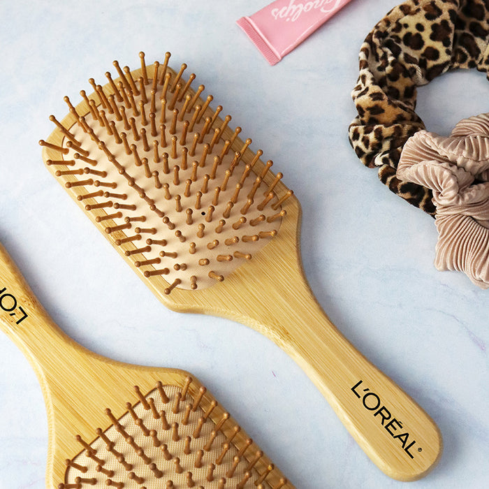 Bamboo Hairbrush - Custom Promotional Product