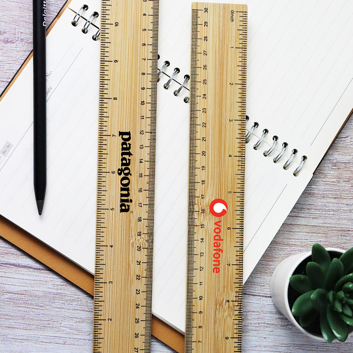 Apex Bamboo Ruler - Custom Promotional Product