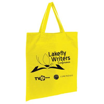 Short Handle Coloured Calico Bag - Custom Promotional Product