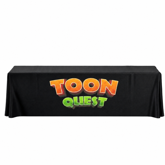 8ft (2.4m) Premium Draped Standard Table Cover