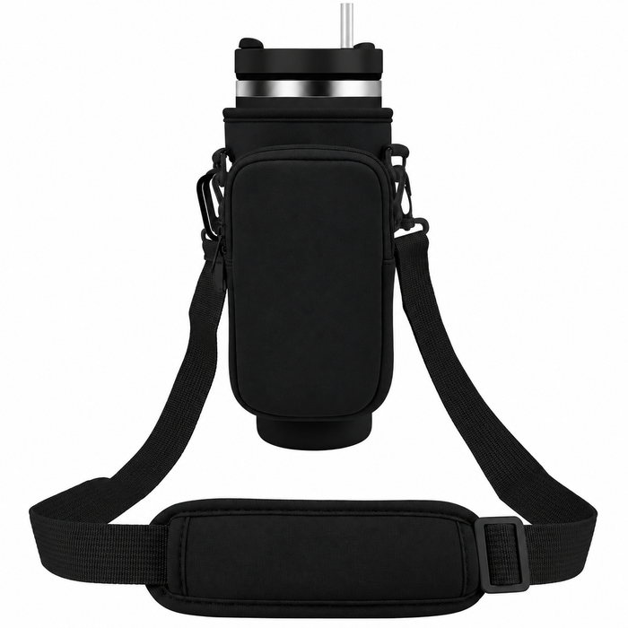 40 oz (1,180ml) Tumbler Carrier Bag with Detachable Phone Pouch