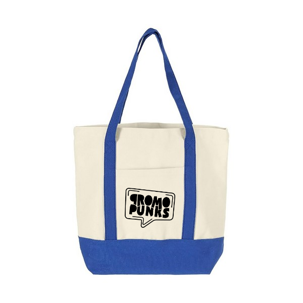 Canvas Tote Bag With Pockets