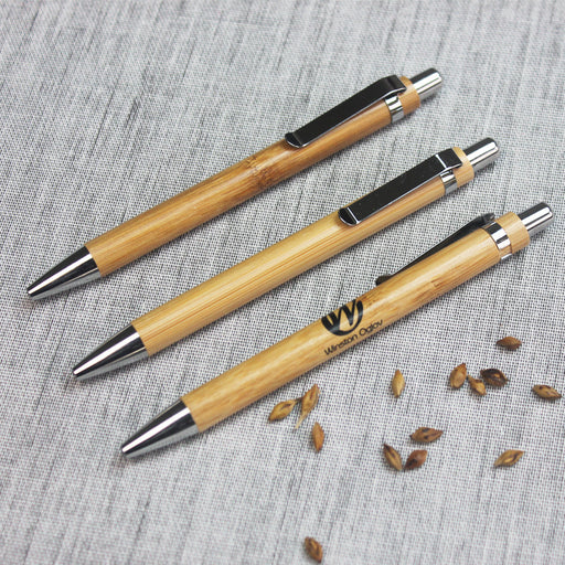 Factory Direct Economy Bamboo Pens - Custom Promotional Product