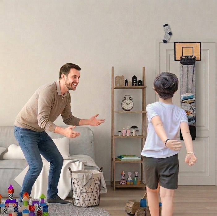 Basketball Hoop Laundry Basket
