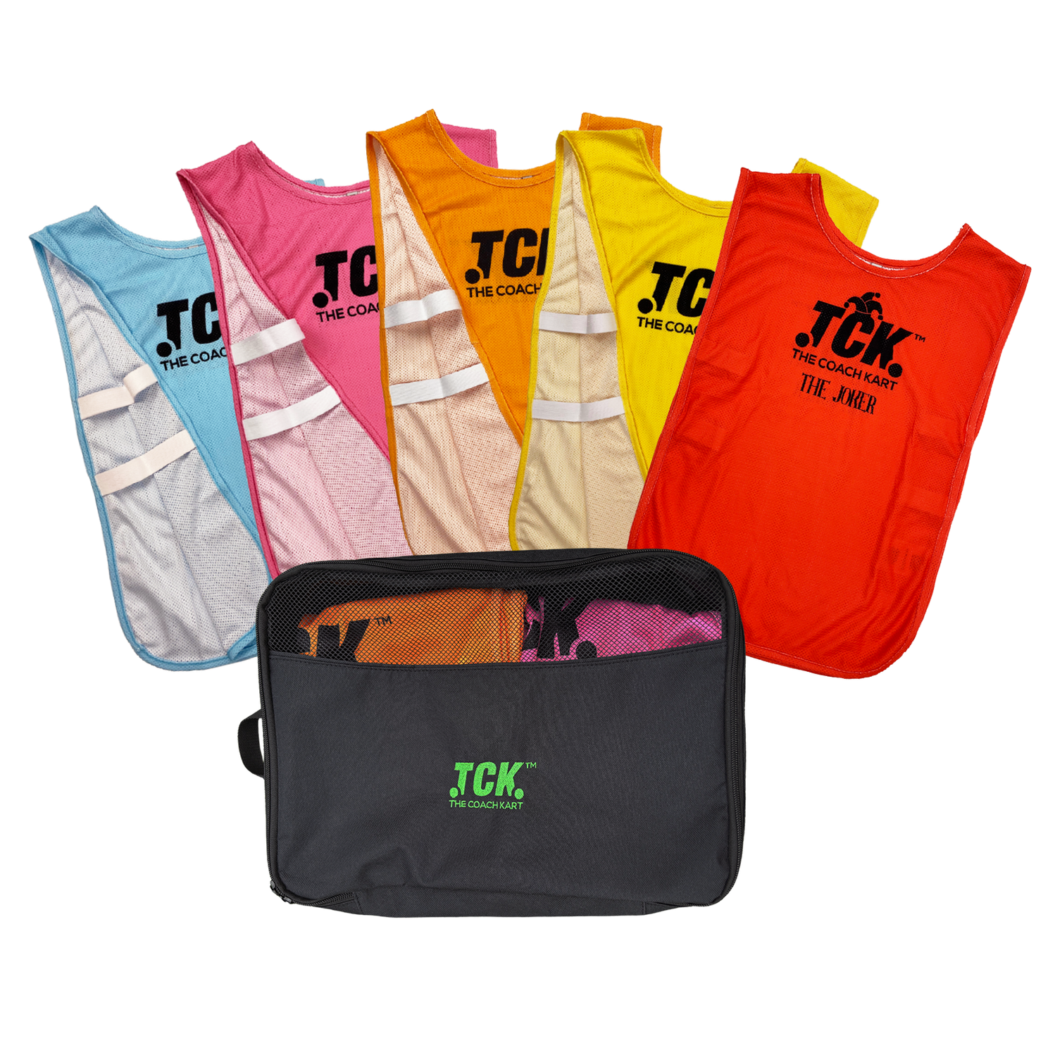 Branded Bib Pack | Custom Complete Training Bib Set with Storage Bag ...