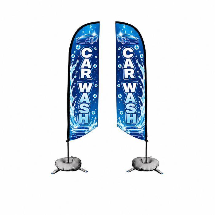 Custom 2.5m Feather Flags