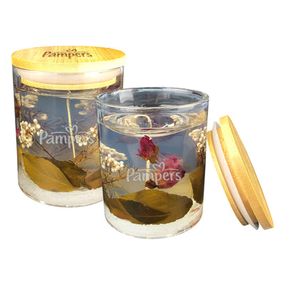 Floral Candle - Custom Promotional Product