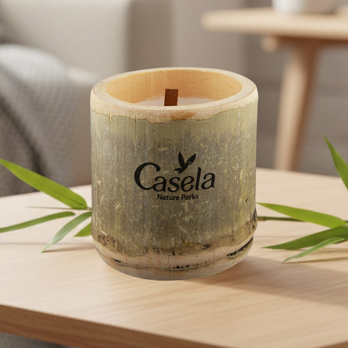 Bamboo Candle - Custom Promotional Product