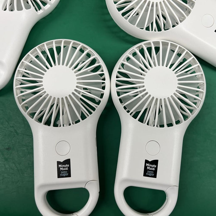 Carabiner Mini Fan with LED Light - Custom Promotional Product