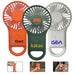 Carabiner Mini Fan with LED Light - Custom Promotional Product