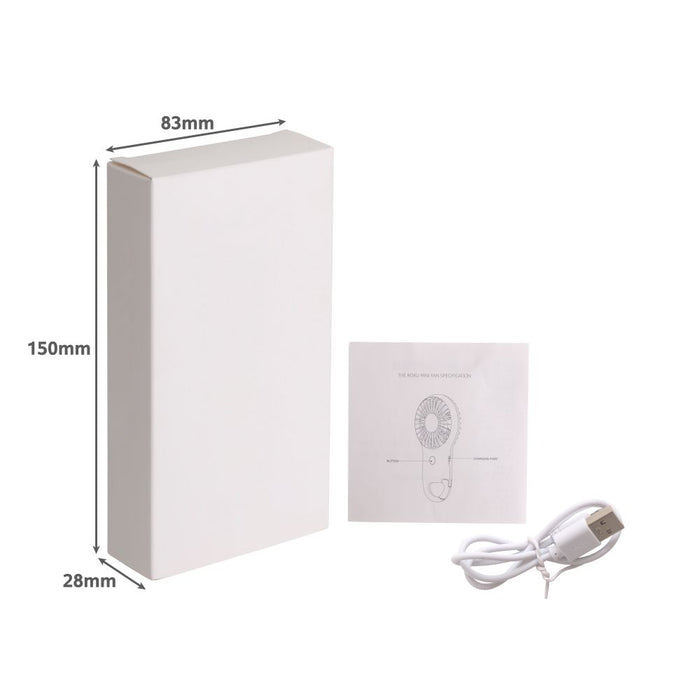 Carabiner Mini Fan with LED Light - Custom Promotional Product