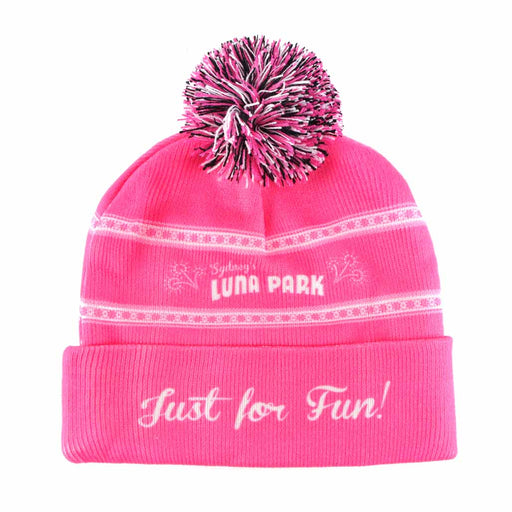 Pom Pom Custom Logo Knitted Beanie - Custom Promotional Product