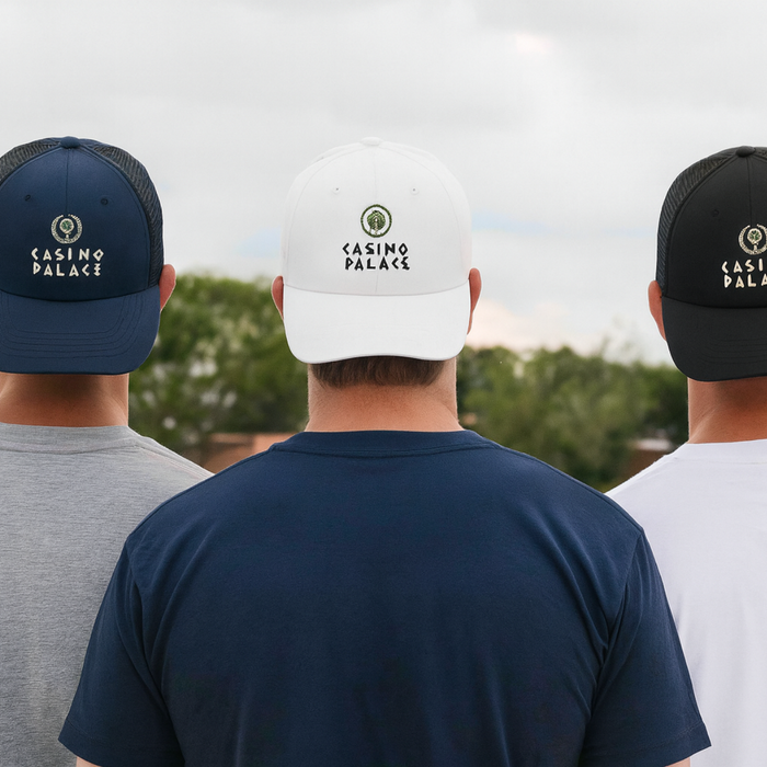 Promo Poly-Cotton 6 Panel Velcro Strap Baseball Cap - Custom Promotional Product