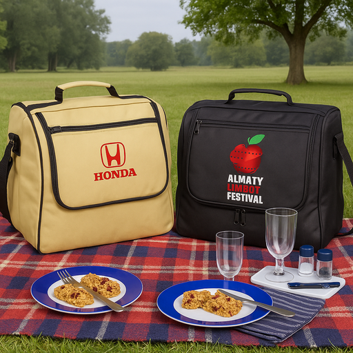 Adventure 4 Set Picnic Basket - Custom Promotional Product