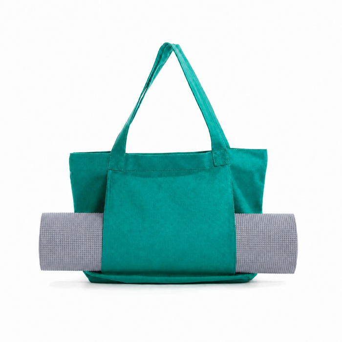 Premium Canvas Yoga Tote & Non-Slip Yoga Mat Set