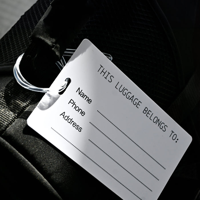 Imprinted Large Luggage Tag - Custom Promotional Product