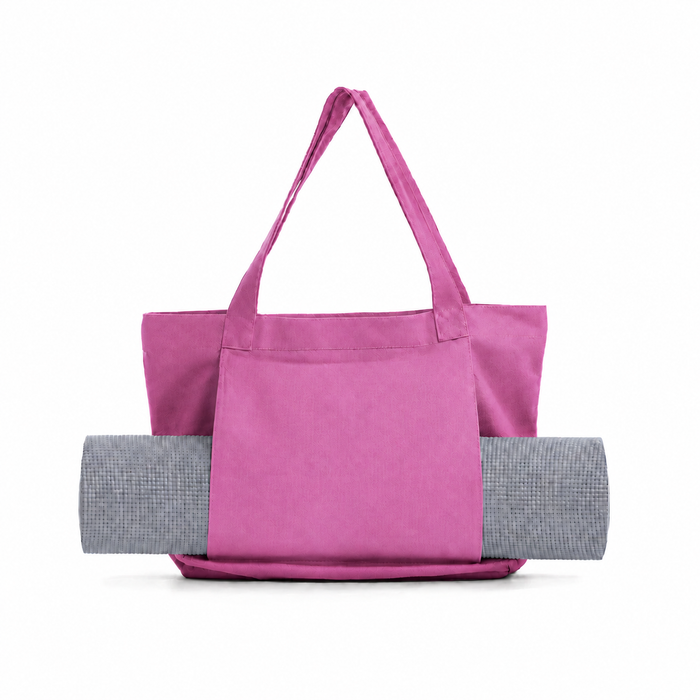 Premium Canvas Yoga Tote & Non-Slip Yoga Mat Set