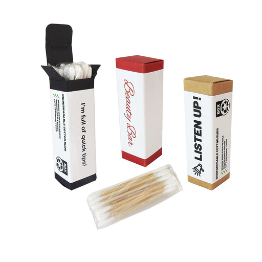 Cotton Tips in Box - Custom Promotional Product