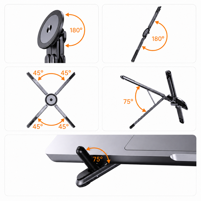 Laptop Stand & Magnetic Phone Holder