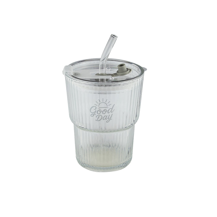 Puccino Glass Ice Coffee Cup - Custom Promotional Product