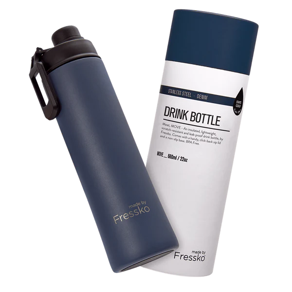Fressko Move 660ml Stainless Steel Bottle - Custom Promotional Product