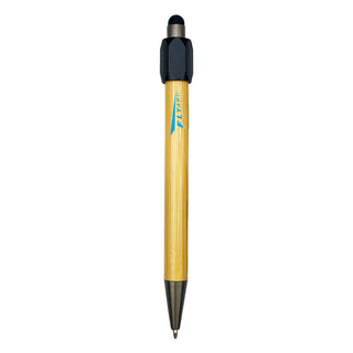 Fidget Spinner Bamboo Stylus Pen - Custom Promotional Product
