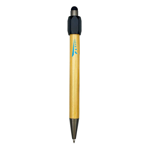 Fidget Spinner Bamboo Stylus Pen - Custom Promotional Product
