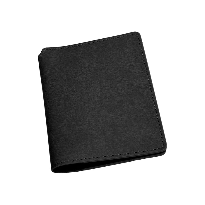 Soft-touch Vegan Leather Passport Wallet - Custom Promotional Product