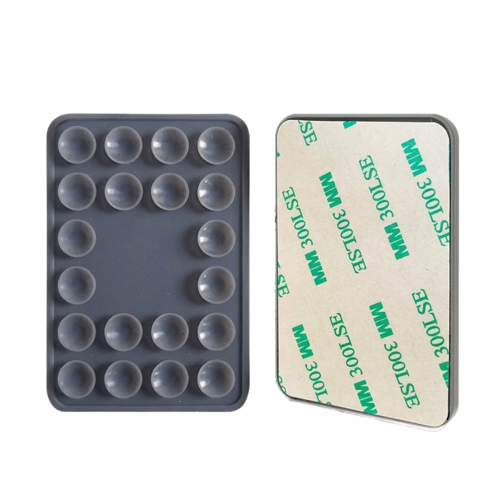 Silicone Suction Phone Holder with Adhesive Backing