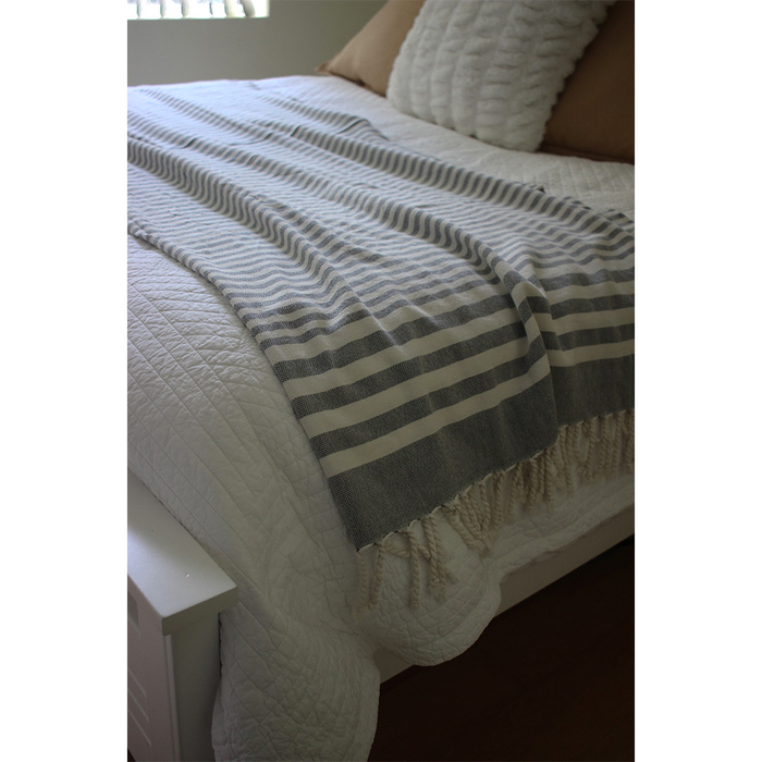 Hilana Upcycled Fethiye Throw Blanket - Custom Promotional Product