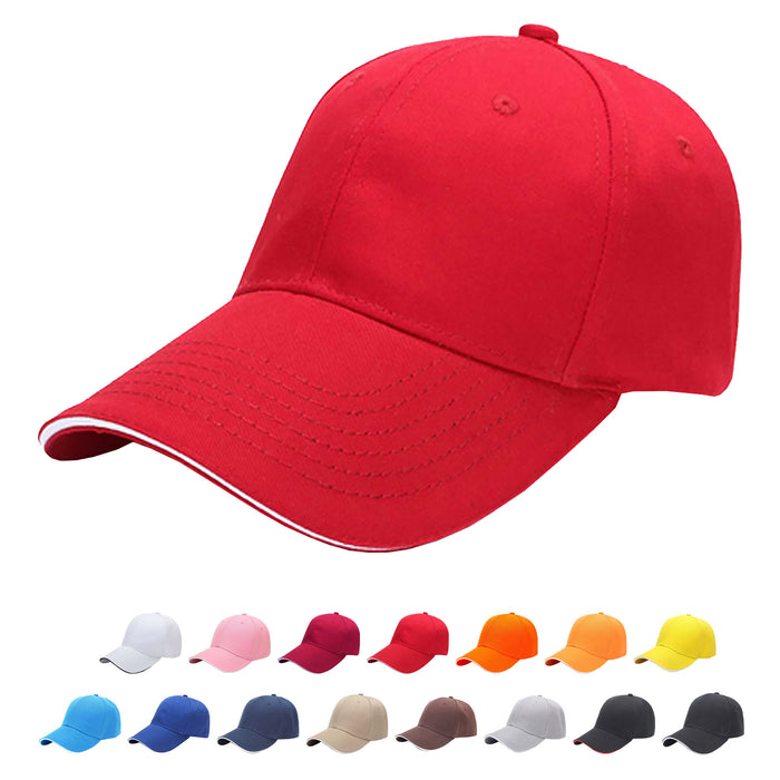 Eumo 6 Panel Heavy Acrylic Sandwich Cap - Custom Promotional Product