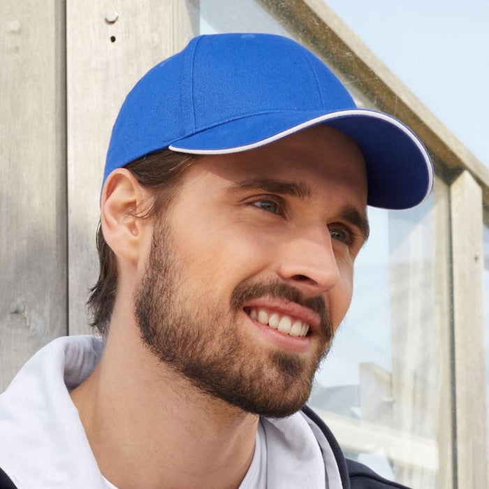 Eumo 6 Panel Heavy Acrylic Sandwich Cap - Custom Promotional Product