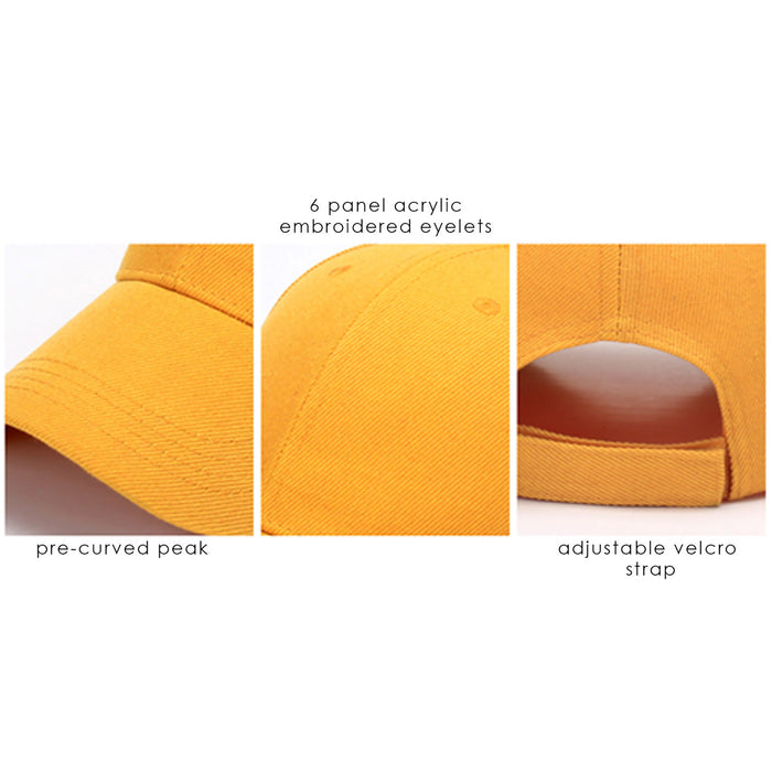 Orega 6 Panel Heavy Acrylic Cap - Custom Promotional Product