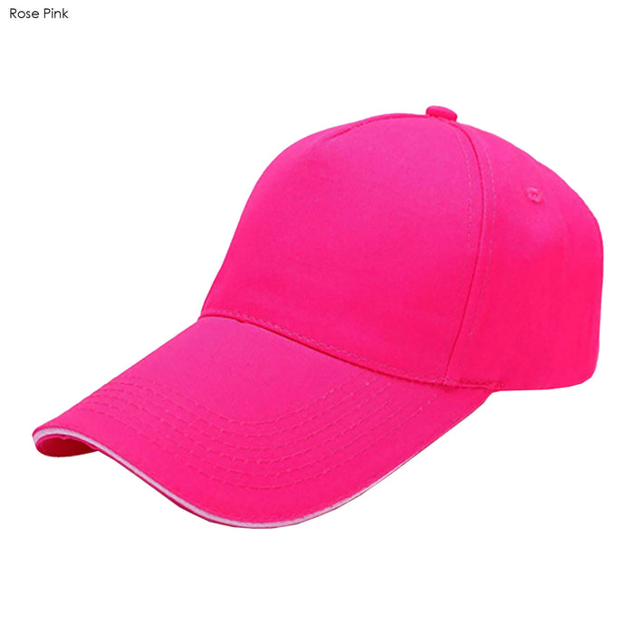 Nevaso 5 Panel Heavy Cotton Sandwich Cap - Custom Promotional Product