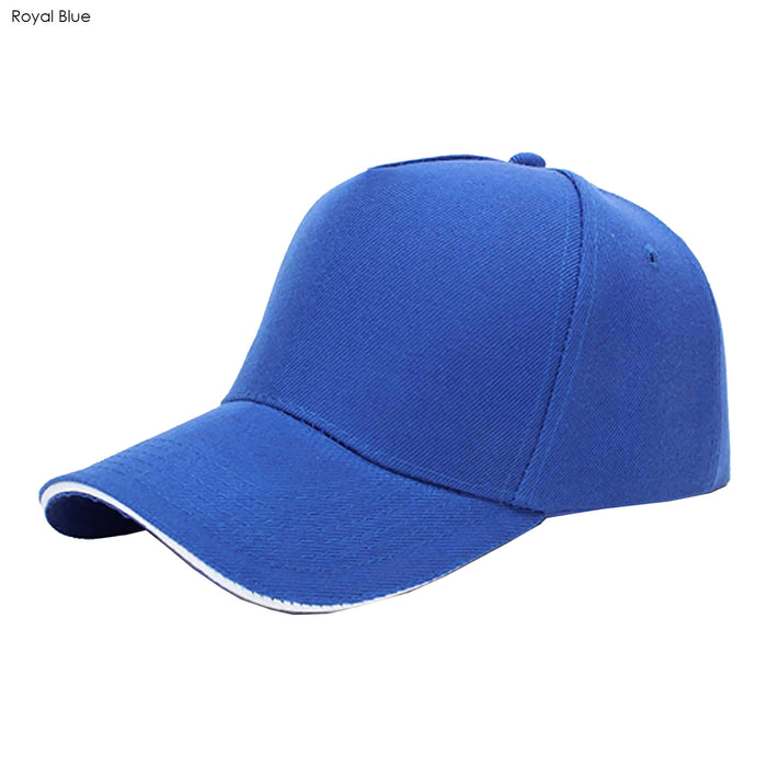 Nevaso 5 Panel Heavy Cotton Sandwich Cap - Custom Promotional Product