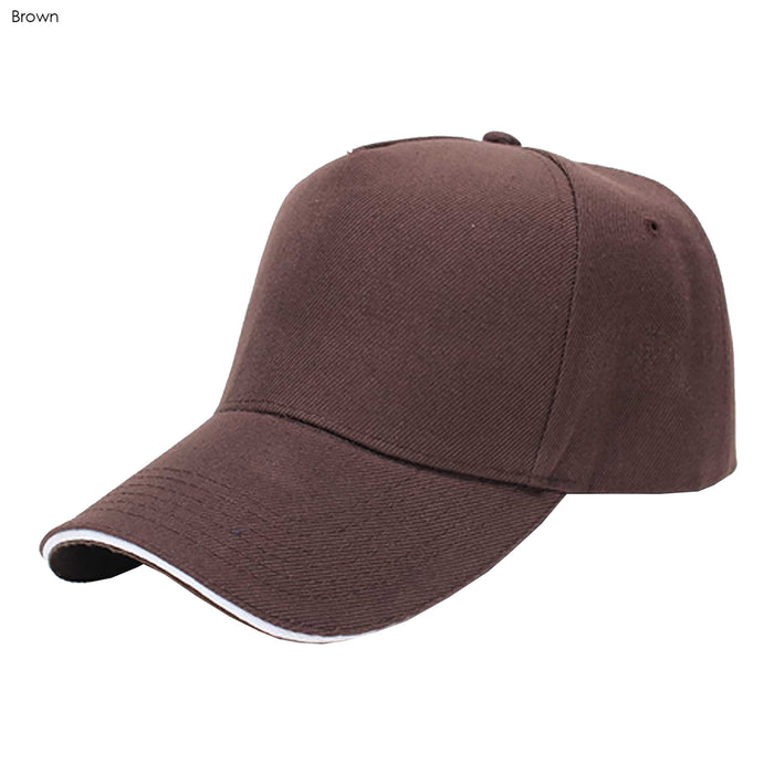Nevaso 5 Panel Heavy Cotton Sandwich Cap - Custom Promotional Product