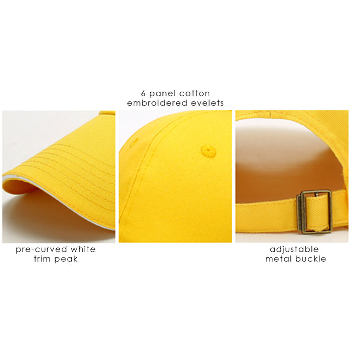 Chicago 6 Panel Kid Cotton Sandwich Cap - Custom Promotional Product