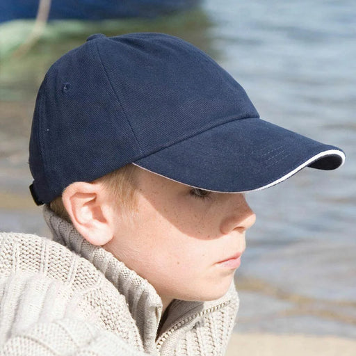 Chicago 6 Panel Kid Cotton Sandwich Cap - Custom Promotional Product