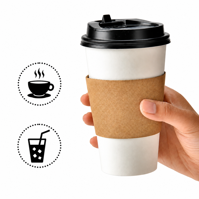 Kraft Coffee Cup Sleeves