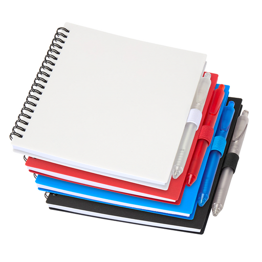Niove Recycled PP JournalBook & Pen - Custom Promotional Product