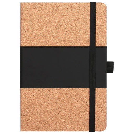 A5 Hard Cover Notebook, Cork+Pu Cover - Custom Promotional Product