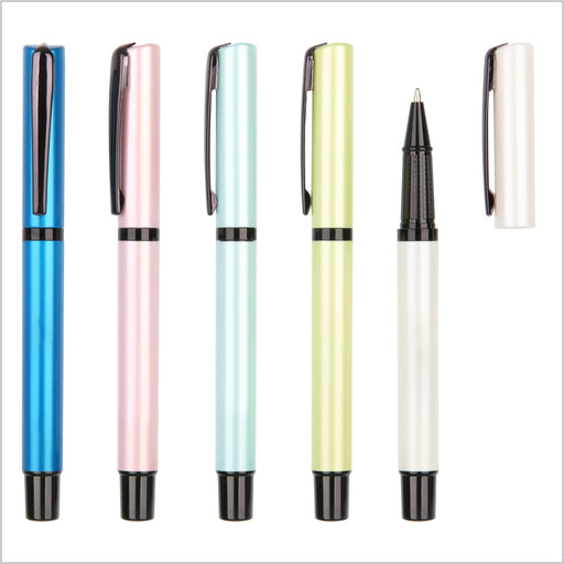 Pearlescent Sprayed Plastic Pen - Custom Promotional Product