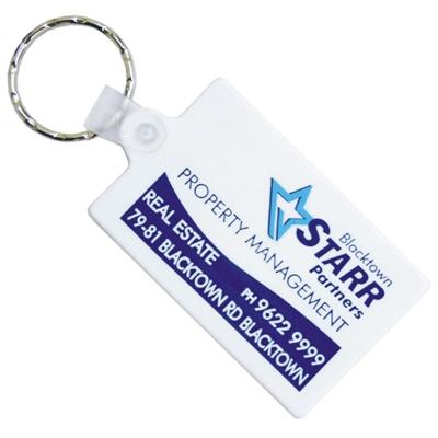 Rectangular Durasoft Keyring - Custom Promotional Product