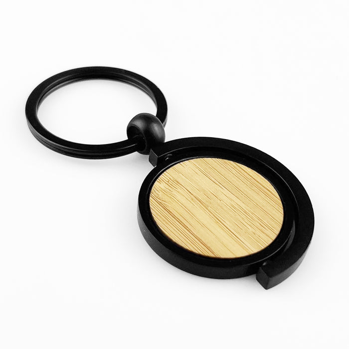 Thorndon Bamboo Key Ring - Custom Promotional Product