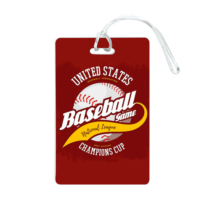 Imprinted Mini Luggage Tag - Custom Promotional Product
