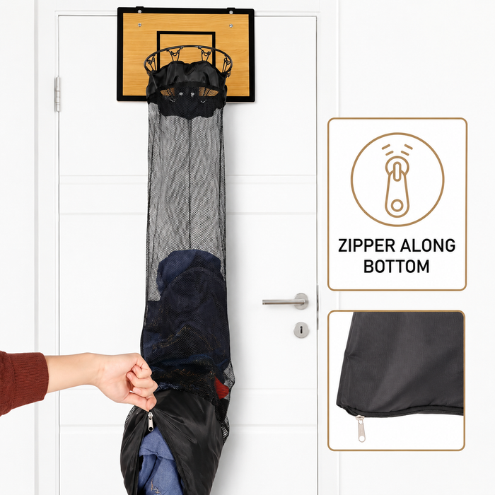 Basketball Hoop Laundry Basket