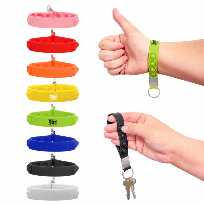 Push Pop Stress Reliever Keychain