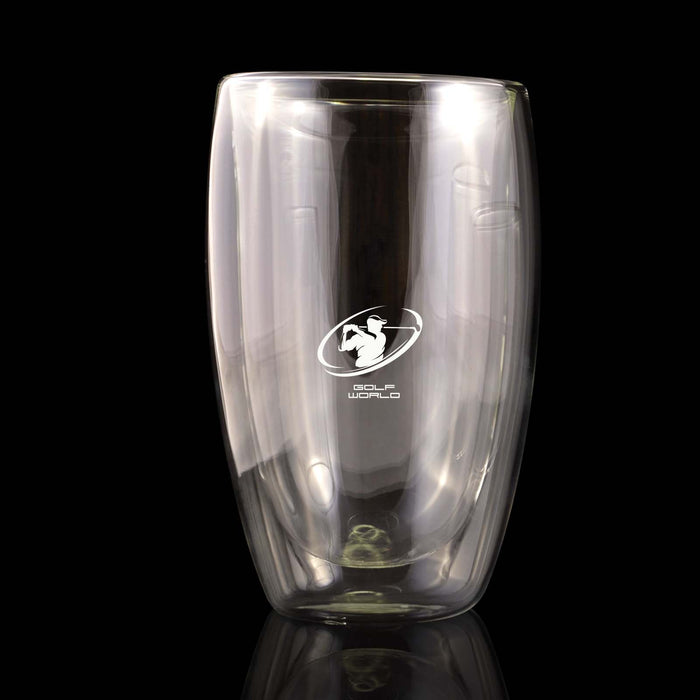 Sierra 450ml Double Wall Glass Cup - Custom Promotional Product
