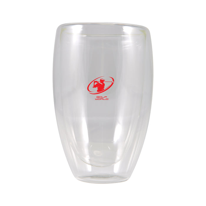 Sierra 450ml Double Wall Glass Cup - Custom Promotional Product