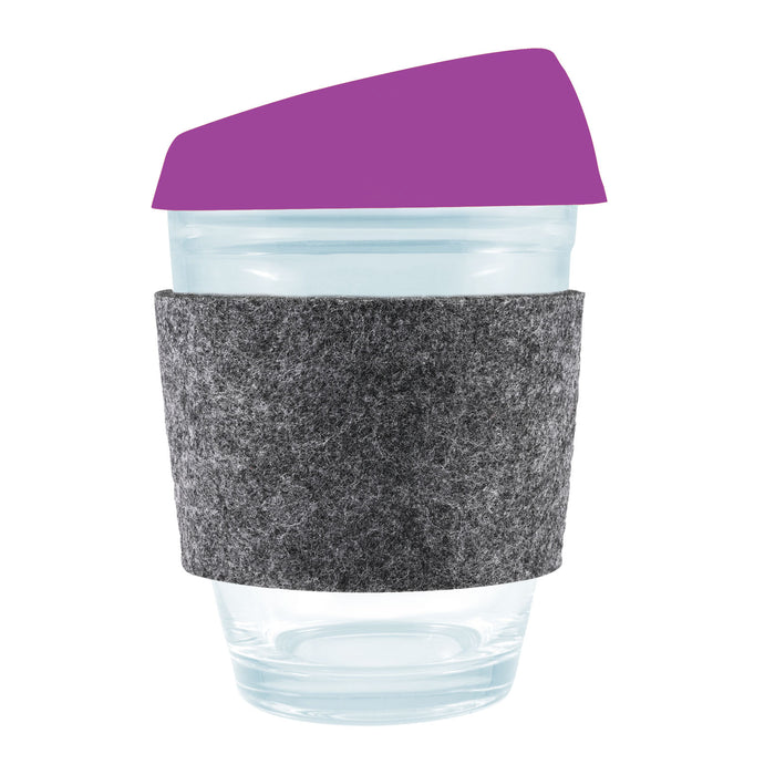 Vienna Coffee Cup / Silicone Lid / RPET Band - Custom Promotional Product